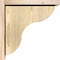 Ekena Millwork Carmel Rough Sawn Corbel w/Backplate, Douglas Fir, 6"W x 14"D x 14"H COR06X14X14CAR01RDF - alternate 2